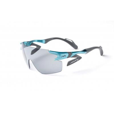 ふるさと納税 鯖江市 鼻パッドのないサングラス「エアフライ」AF302 C32WP/エメラルドグリーン(偏光グレー)