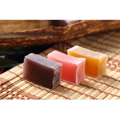 ふるさと納税 高野町 本竹皮包み羊羹3本セット(本煉・柚子・桜)