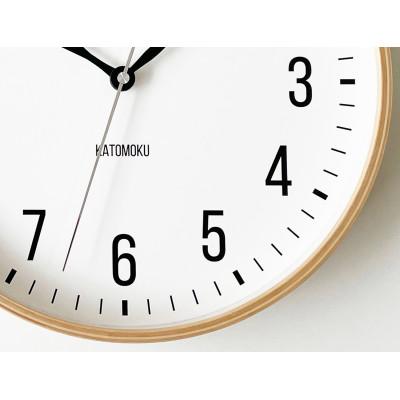 ふるさと納税 郡上市 掛け時計 KATOMOKU Plywood clock km-111NA 曲げ
