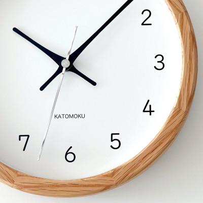 ふるさと納税 郡上市 掛け時計 KATOMOKU Muku clock km-130OA　木製 インテリア |  | 02