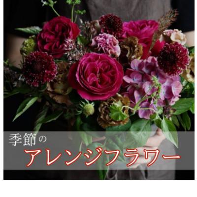 ふるさと納税 中間市 [margue]季節のアレンジメントフラワーB 〜2月より順次発送〜