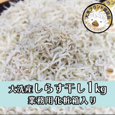 ふるさと納税 大洗町 大洗ブランド認証品 大洗産しらす干し 1kg(業務用化粧箱入り)