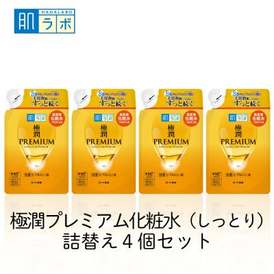 ふるさと納税 伊賀市 ロート製薬[肌ラボ 極潤プレミアム]化粧水つめかえ4点セット