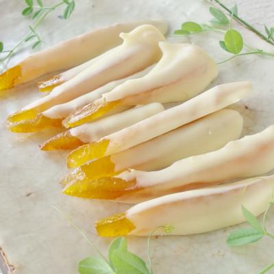 ふるさと納税 綾町 ピールチョコ≪綾日向夏ホワイト≫