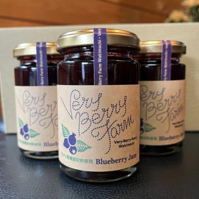 ふるさと納税 美馬市 美馬の大粒ブルーベリーで作ったジャム(140g×3)