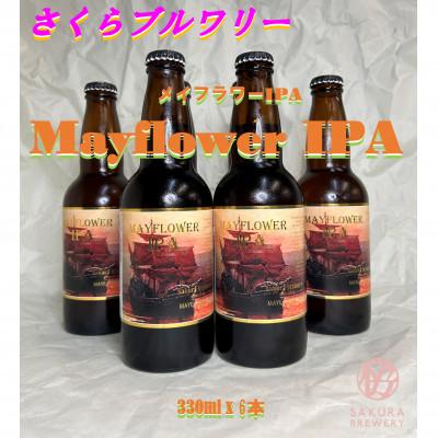 ふるさと納税 北上市 [クラフトビール]Mayflower IPA6本入BOX さくらブルワリー