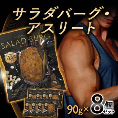 ふるさと納税 下仁田町 [原料は100%植物由来]サラダバーグ・アスリート(たんぱく質強化でカレー味)8個セット
