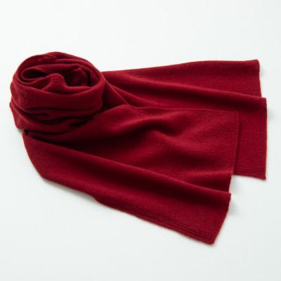 ふるさと納税 北上市 [UTOカシミヤ]天使のマフラー(ダークローズ) 男女兼用