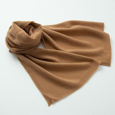 ふるさと納税 北上市 [UTOカシミヤ]天使のマフラー(キャメル) 男女兼用