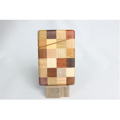 ふるさと納税 日南町 寄木の名刺入れ チェック