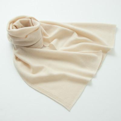 ふるさと納税 北上市 [UTOカシミヤ]天使のマフラー(エクルベージュ) 男女兼用