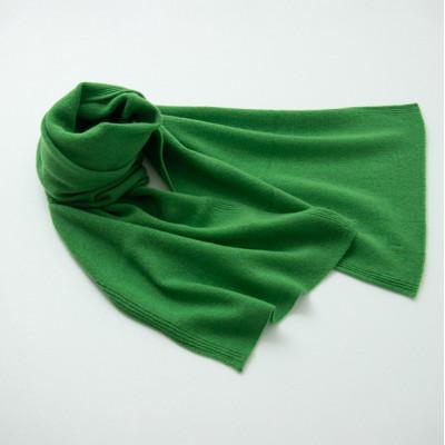 ふるさと納税 北上市 [UTOカシミヤ]天使のマフラー(リーフグリーン) 男女兼用