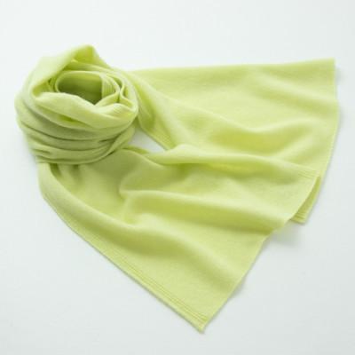 ふるさと納税 北上市 [UTOカシミヤ]天使のマフラー(シトロン) 男女兼用