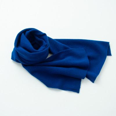 ふるさと納税 北上市 [UTOカシミヤ]天使のマフラー(ロイヤルブルー) 男女兼用