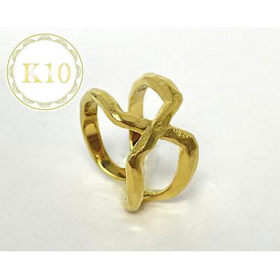 ふるさと納税 南アルプス市 ejブランド『era』-時代- Bullionフリーサイズリング K10YG