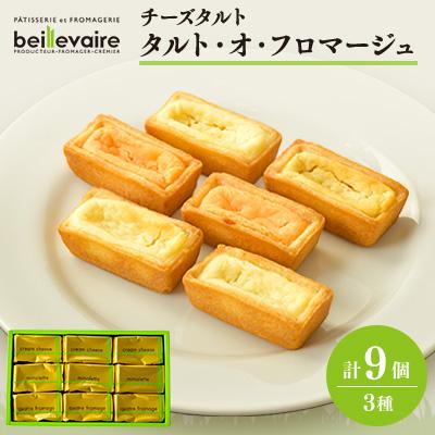 ふるさと納税 函南町 [beillevaire(ベイユヴェール)]チーズタルト「タルト・オ・フロマージュ」9個