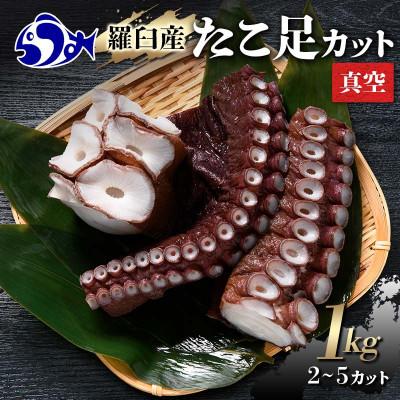 ふるさと納税 羅臼町 北海道羅臼町 羅臼産たこ足カット真空 1kg(2〜5カット)
