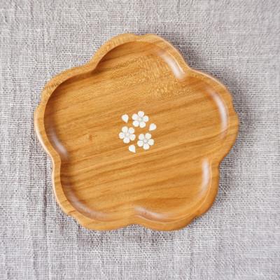 ふるさと納税 北上市 貝象嵌 さくらトレー 桜模様の小さな木製トレー[夢工房]