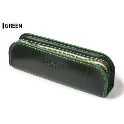 ふるさと納税 大和町 サムライクラフト ペンケース&lt;グリーン&gt;