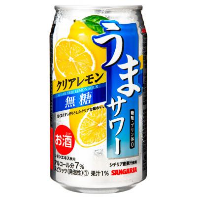 ふるさと納税 伊賀市 サンガリア うまサワー クリアレモン無糖 340ml×24本