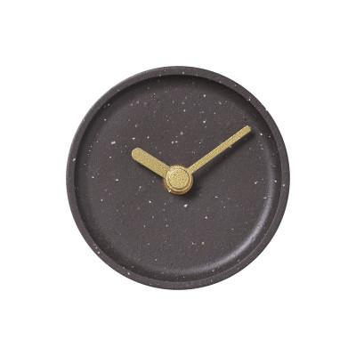 ふるさと納税 多治見市 タイルの手作り時計 Colon:antique すみ 置き時計 [杉浦製陶]