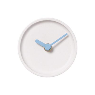 ふるさと納税 多治見市 タイルの手作り時計 Colon:antique ゆき 置き時計 [杉浦製陶]