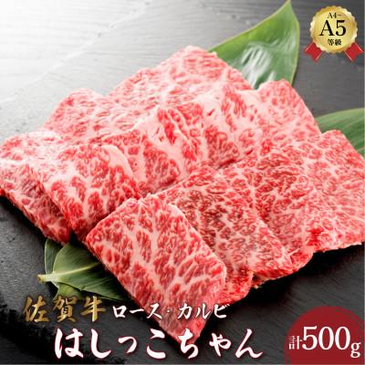 ふるさと納税 大町町 佐賀牛はしっこちゃん 500g (ロース・カルビ)(大町町)