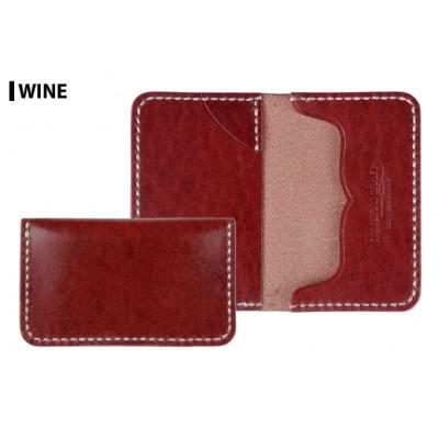 ふるさと納税 大和町 サムライクラフト カードケース(名刺入れ)&lt;ワイン&gt;