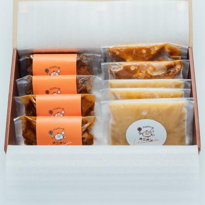 ふるさと納税 鳥栖市 [ハンバーグ・オニオン人気の詰合せ]ハンバーグ4個&amp;ビーフシチュー2個&amp;コーンポタージュ4個セット