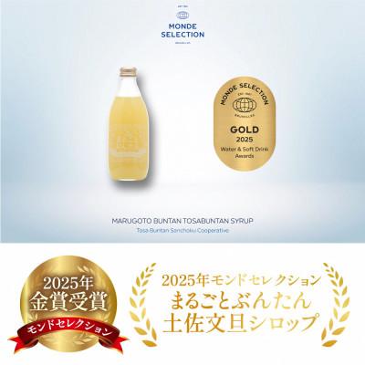 ふるさと納税 土佐市 土佐文旦シロップ「まるごとぶんたん」360ml×2本 |  | 01