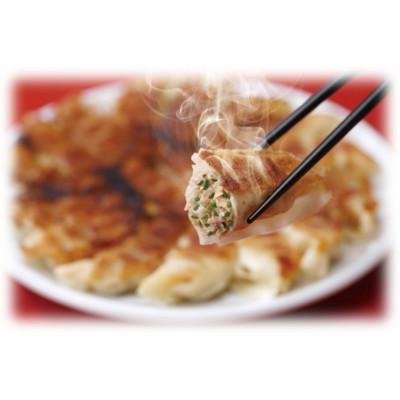 ふるさと納税 行方市 [茨城県産銘柄豚ローズポーク使用]「ニラ餃子」&amp;「チンジャオロースまん」セット