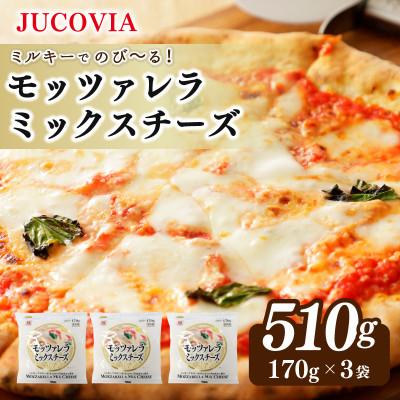 ふるさと納税 泉佐野市 JUCOVIA モッツァレラミックスチーズ 510g お試し 170g×3P