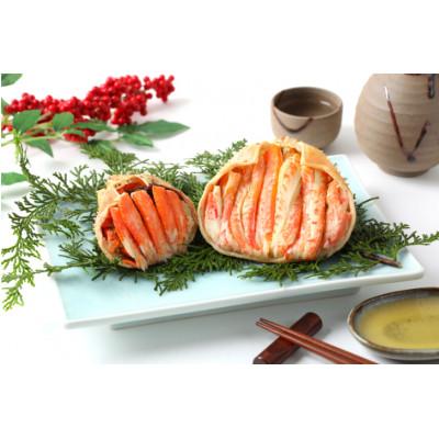 ふるさと納税 福井市 訳あり 越前がに甲羅盛夫婦セット(越前がに105g前後×1個+せいこがに55g前後×1個)合計2個