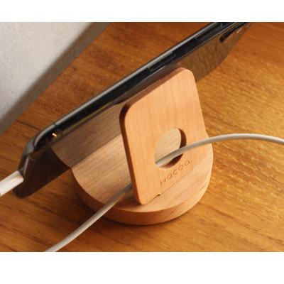 ふるさと納税 鯖江市 【Hacoa】汎用性高い木製スマートフォンスタンド