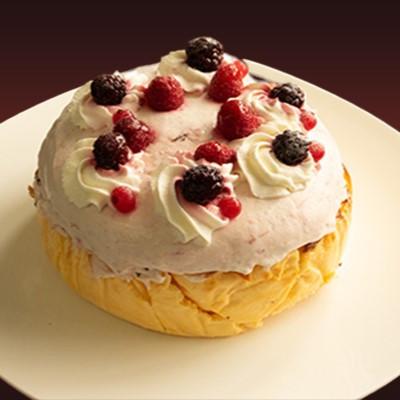 ふるさと納税 松山市 [トリプルベリーティラミスバスクチーズケーキ]1度で2度美味しい! 2層ケーキ