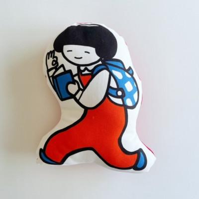 ふるさと納税 川西市 寺田マユミデザイン 二宮金太郎クッション&amp;二宮金太郎マスコット