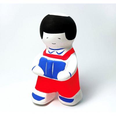 ふるさと納税 川西市 寺田マユミデザイン 二宮金太郎さん人形&lt;前進&gt;