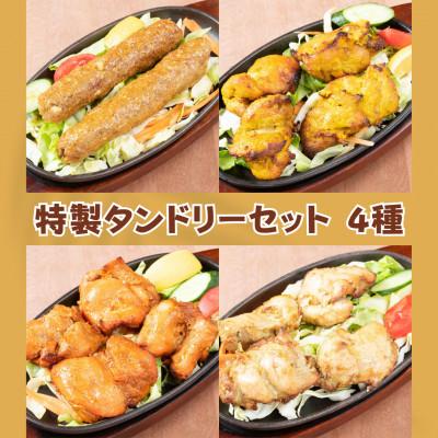 ふるさと納税 我孫子市 インドカレー ハリオン 特製タンドリーセット 4種 カバブ ティッカ