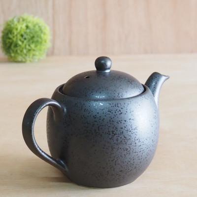 黒い球形陶器ポット 蓋付き 作家 ふるさと納税 瀬戸市 瀬戸焼 ティーポット 黒結晶 : Yahoo!ふるさと