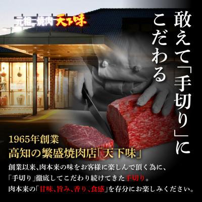 ふるさと納税 土佐市 土佐和牛 特選ヒレ肉サイコロステーキ500g×4　田野屋銀象完全天日塩4P付き_1