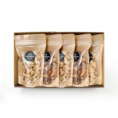 ふるさと納税 松山市 [10月より順次発送]グラノーラ5個セット(ミックス3個・チョコバナナ2個)[化粧箱入り]