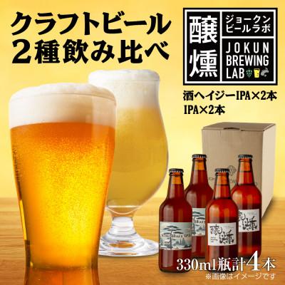 ふるさと納税 十日町市 クラフトビール 2種 330ml 計4本 酒ヘイジーIPA IPA(瓶ビール )新潟県 十日町市