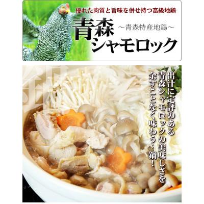 ふるさと納税 大鰐町 特産地鶏 青森シャモロック 水炊きセット(2〜3人前) |  | 01