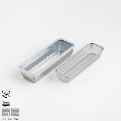 ふるさと納税 燕市 家事問屋 システムバット・下ごしらえ角ザル ロング1/2