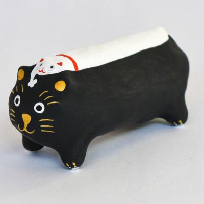 ふるさと納税 香芝市 グッドドッグ 招き猫(黒)