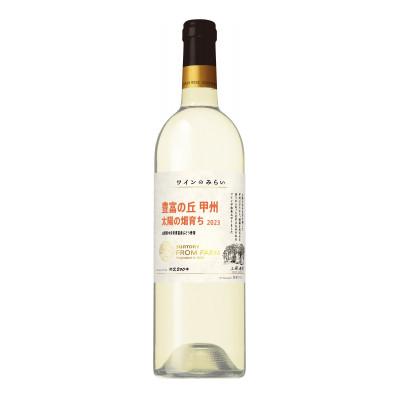 ふるさと納税 中央市 ワインのみらい 豊富の丘 甲州 太陽の畑育ち