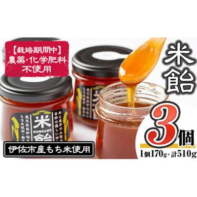 ふるさと納税 伊佐市 米飴(計510g・170g×3個) 伊佐市産もち米使用