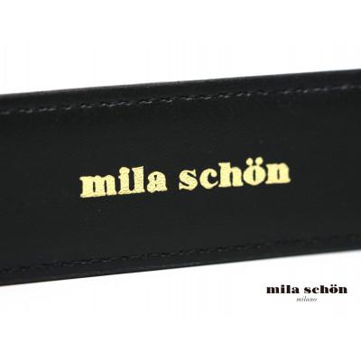 ふるさと納税 上里町 ミラ・ショーン(mila schon)光沢感のあるスムースレザーベルト　紳士用【MSMB4600】 |  | 03