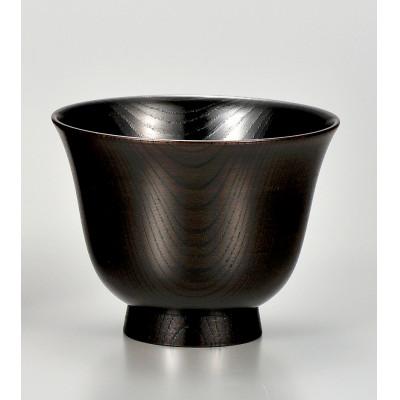 ふるさと納税 加賀市 欅 背高かゆ椀 黒摺