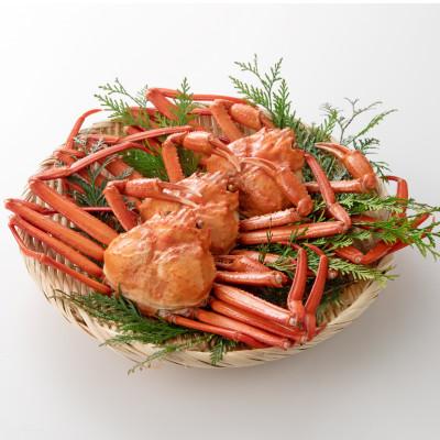 ふるさと納税 佐渡市 【新潟県佐渡島産】『冷凍』 浜茹で紅ズワイガニ(600g×3杯) |  | 02